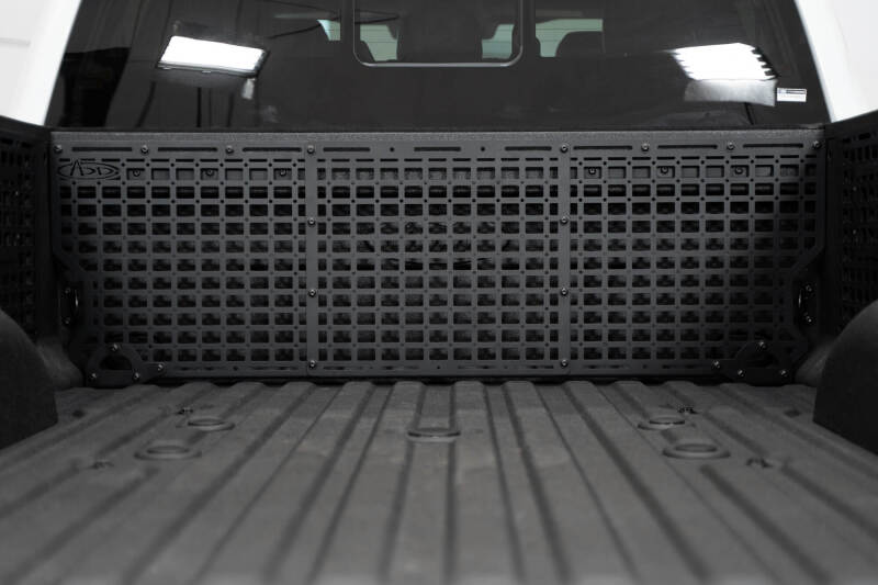 Ford Super Duty Molle Panels - Rear - Addictive Desert Designs - Hammer Black Powder Coat Finish - Black - `23-`27